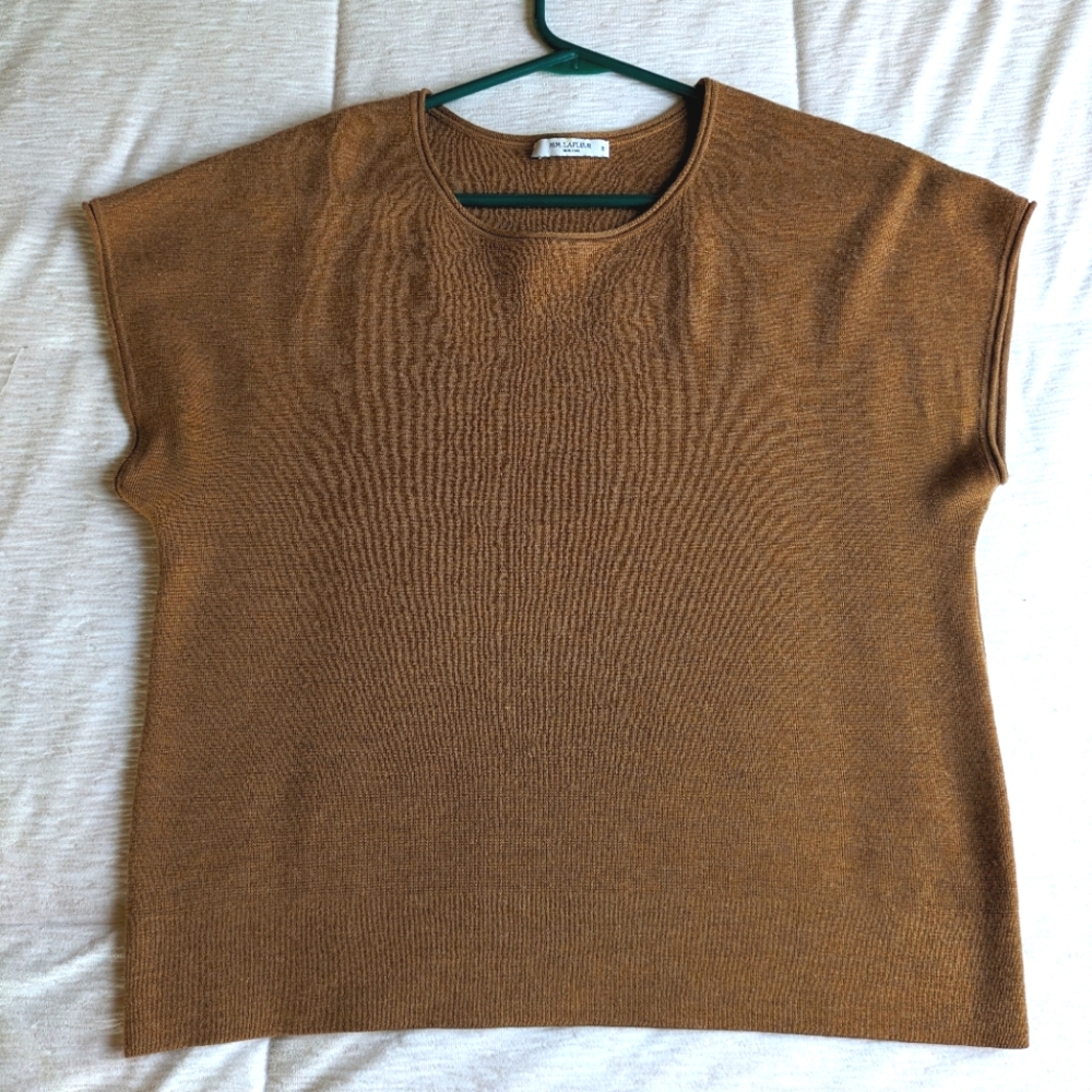 M.M. Lafleur beige wool top